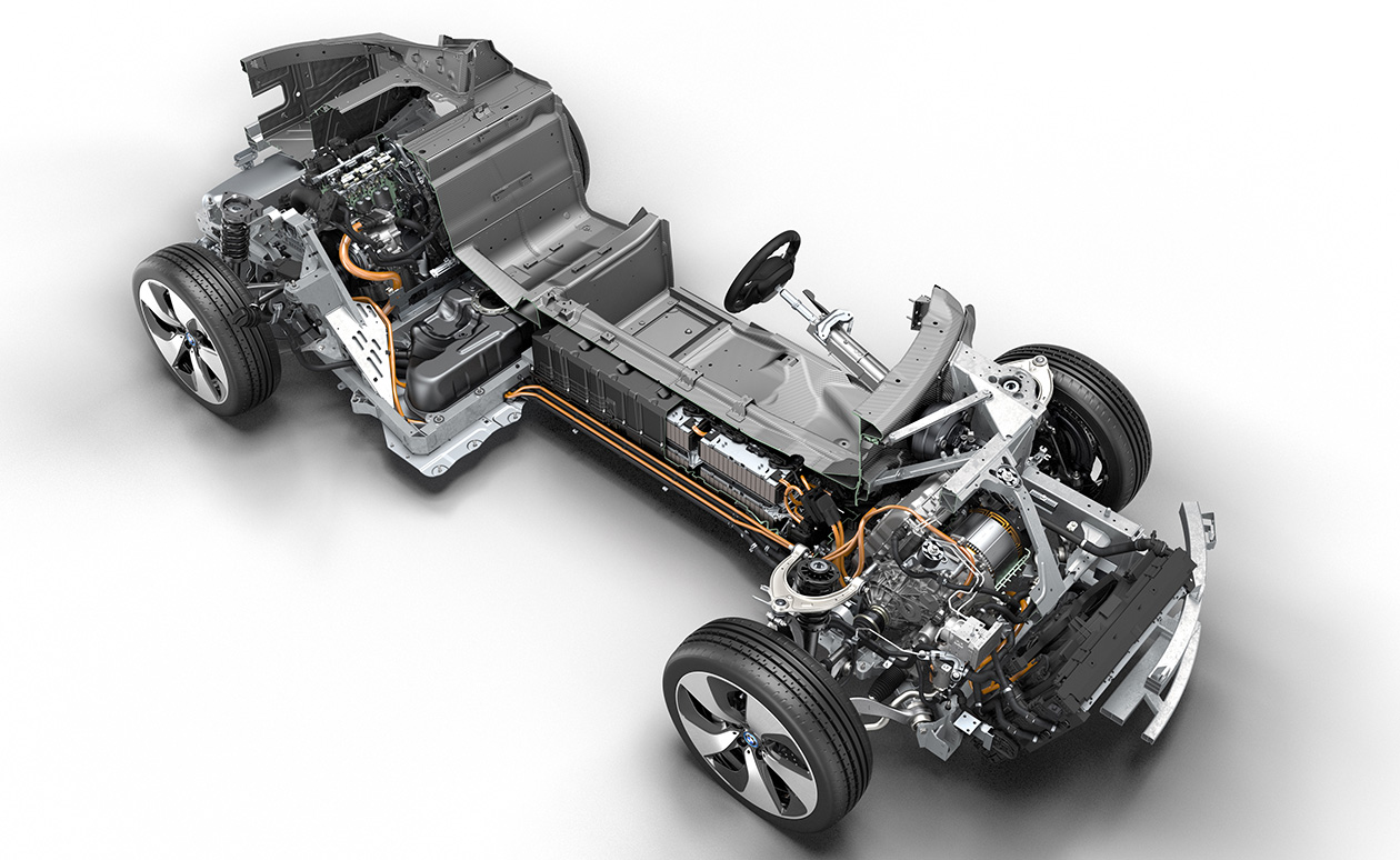 BMW i8 hybrid powertrain